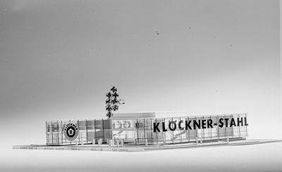 Entwurf Messepavillon Klöckner-Werke AG